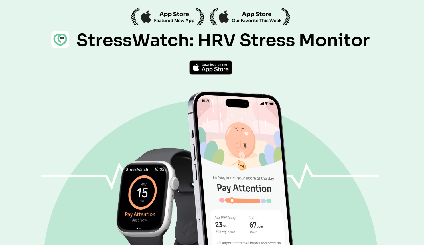 压力监测应用《StressWatch》登韩国iOS应用畅销榜Top3.png